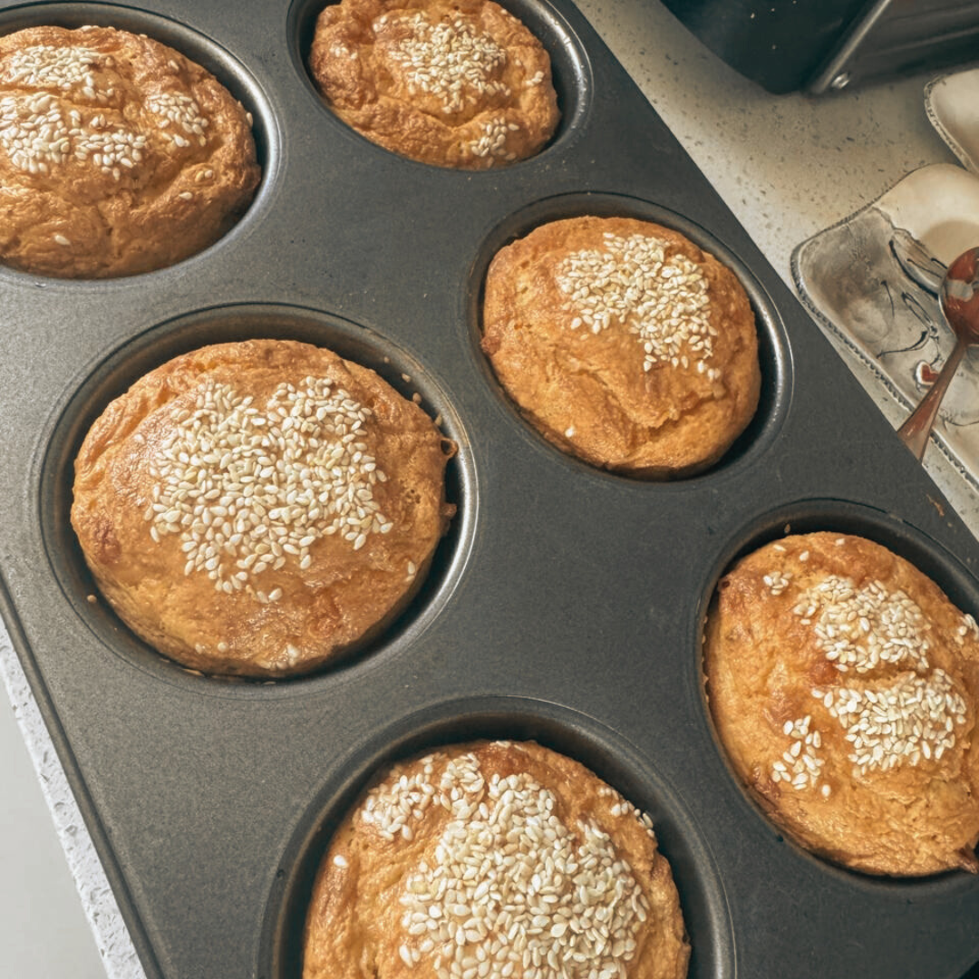 Red Lentil Cheese Muffins